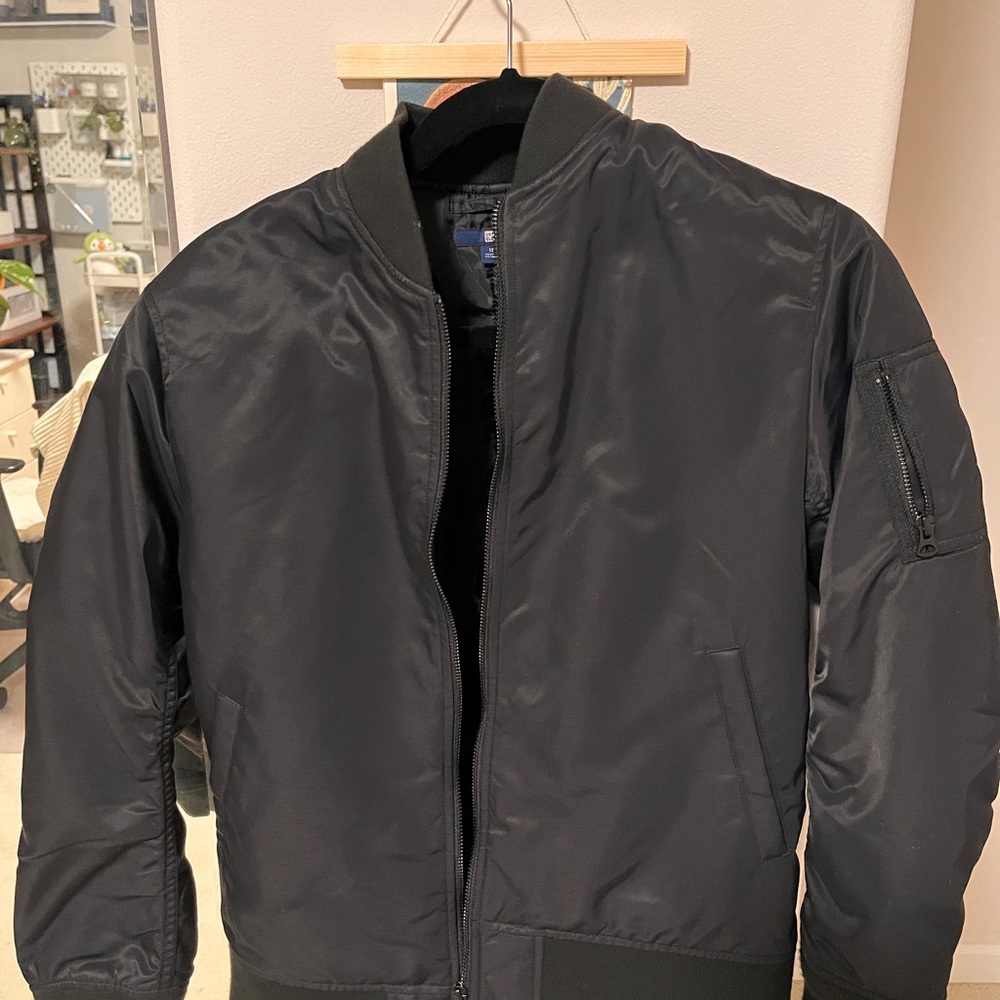 Black Bomber Jacket